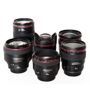 Canon Prime EF Lens Set Rental NYC