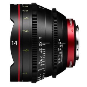 Canon CN-E 14mm T3.1 Cinema Prime EF Lens Rental Nyc