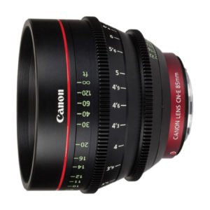 Canon CN-E 85mm T1.3 Cinema Prime EF Lens Rental in Nyc