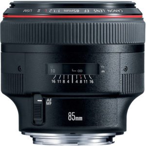 Canon 85mm F/1.2L II Prime EF Lens Rental Nyc