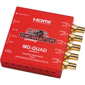 Decimator Design MD-Quad 3G/HD/SD Quad Split Rental Manhattan