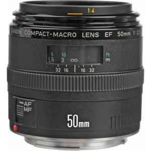 Canon EF 50mm F/2.5 Compact Macro Lens Rental NYC