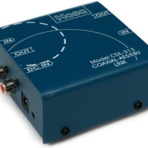 Hosa Technology CDL-313 Bi-Directional Coaxial to XLR Data Link Rental, Audio Equipment Rental