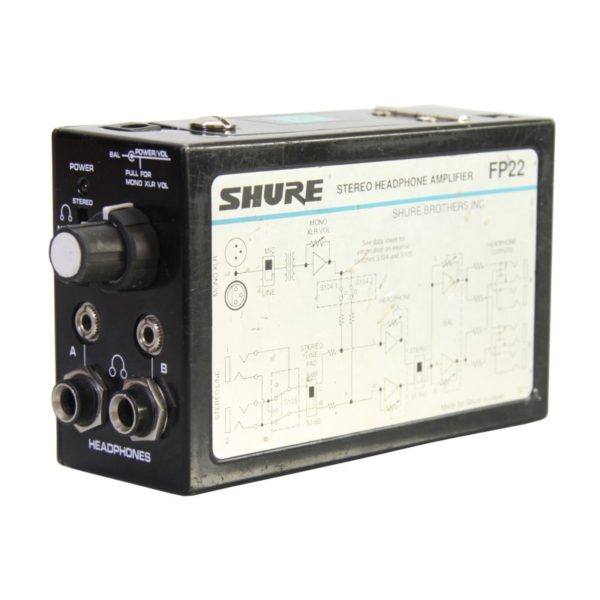 Shure FP22 Headphone Stereo Bridging Amplifier Rental and Audio Equipment Rental Nyc